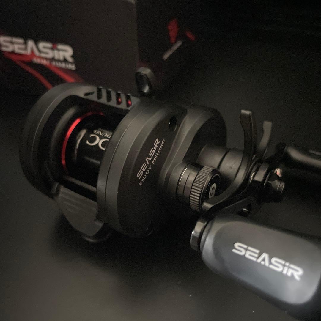 【NEW】SEASIR DC ROUND 真鍮ギア 海水対応 ベイトリール　丸型