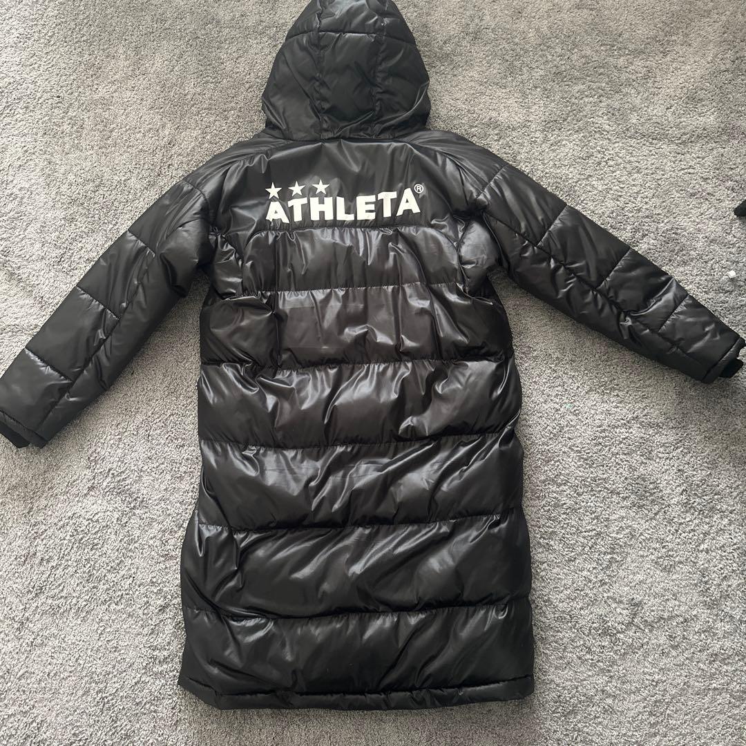ATHLETA ブラック ベンチコート値下げ中　早い者勝ち