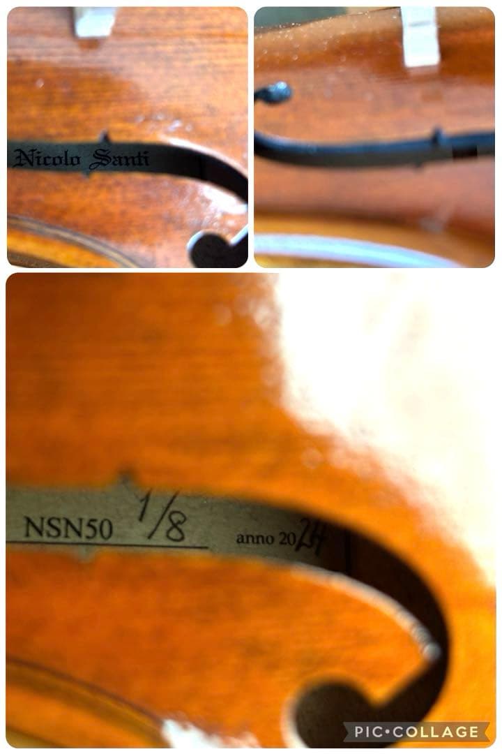 【弦交換済み】ニコロサンティ　バイオリン　NSN50 1/8 2024年
