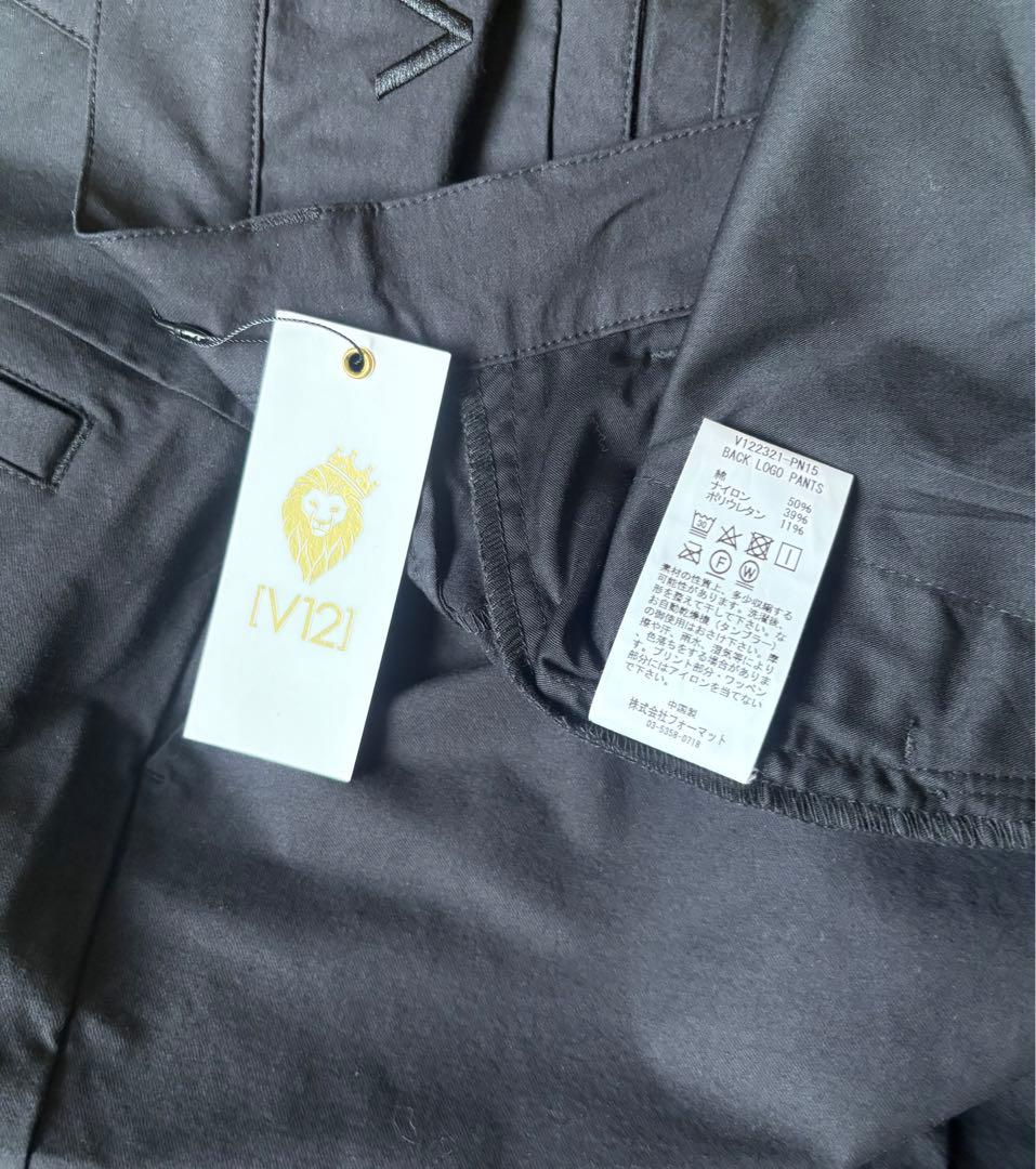 V12 の人気モデル、V122321-PN15 BACK LOGO PANTS