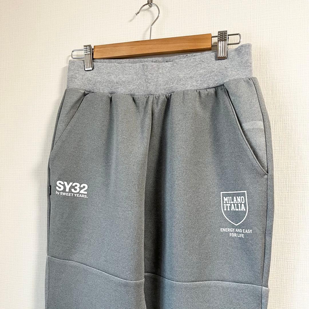 【美品】SY32 by SWEET YEARS スウェットパンツ M グレーロゴ
