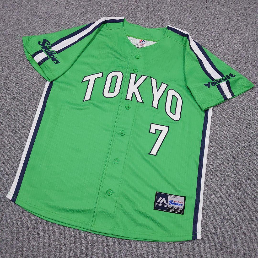【美品】東京ヤクルトスワローズ 長岡 レプリカユニフォーム 燕パワー Мサイズ