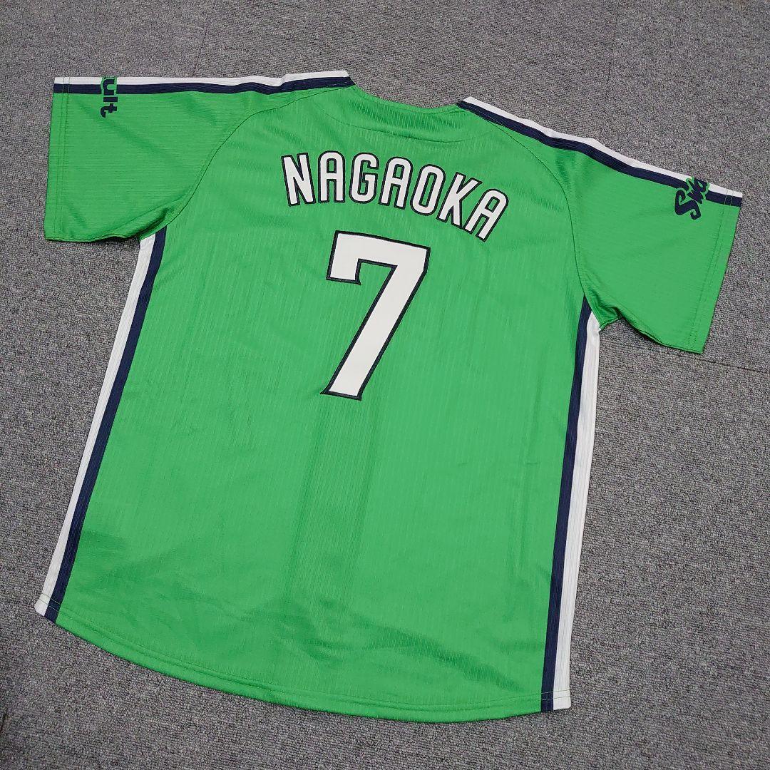 【美品】東京ヤクルトスワローズ 長岡 レプリカユニフォーム 燕パワー Мサイズ