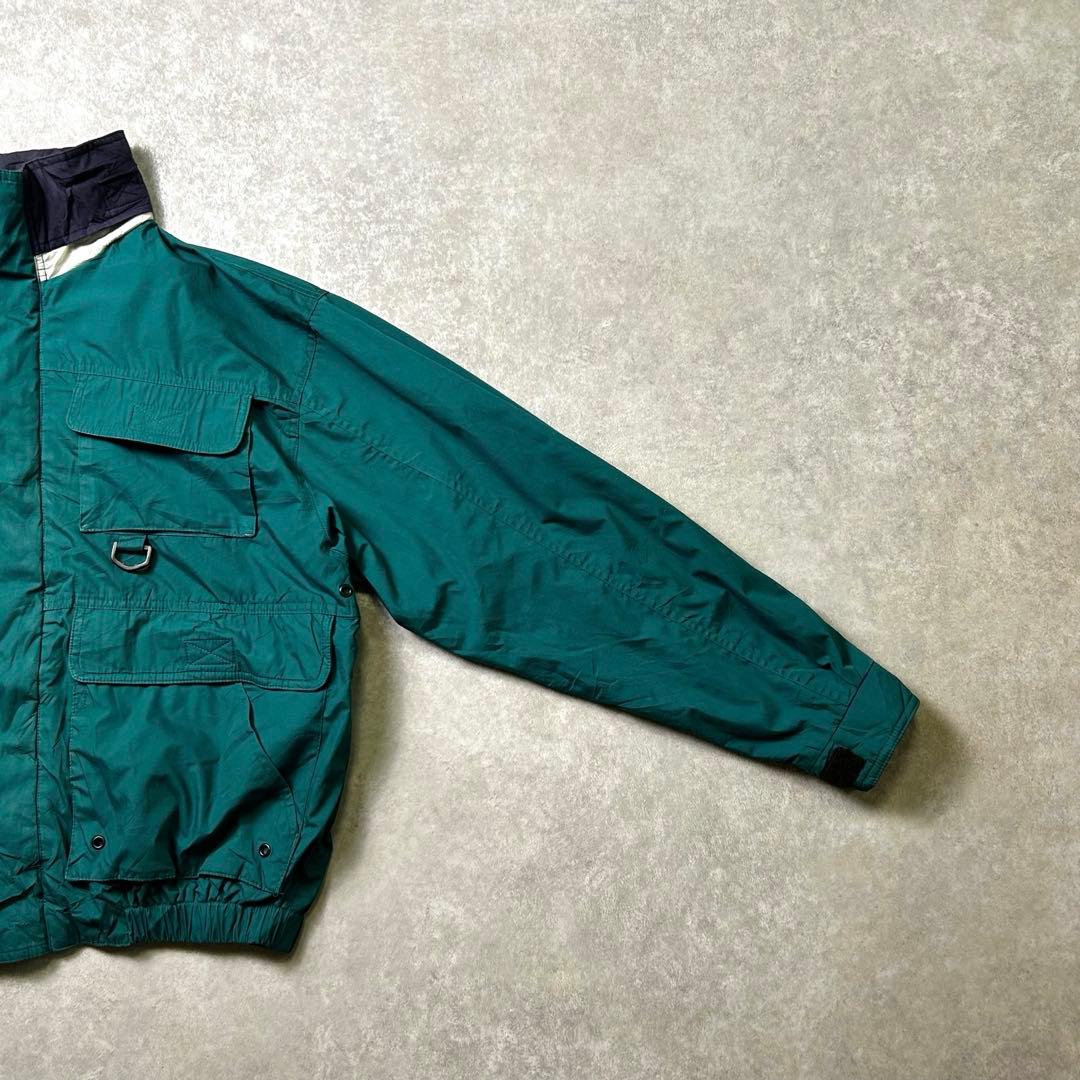 90s TOWNCRAFT フィッシングジャケット 短丈身幅広めヴィンテージ L