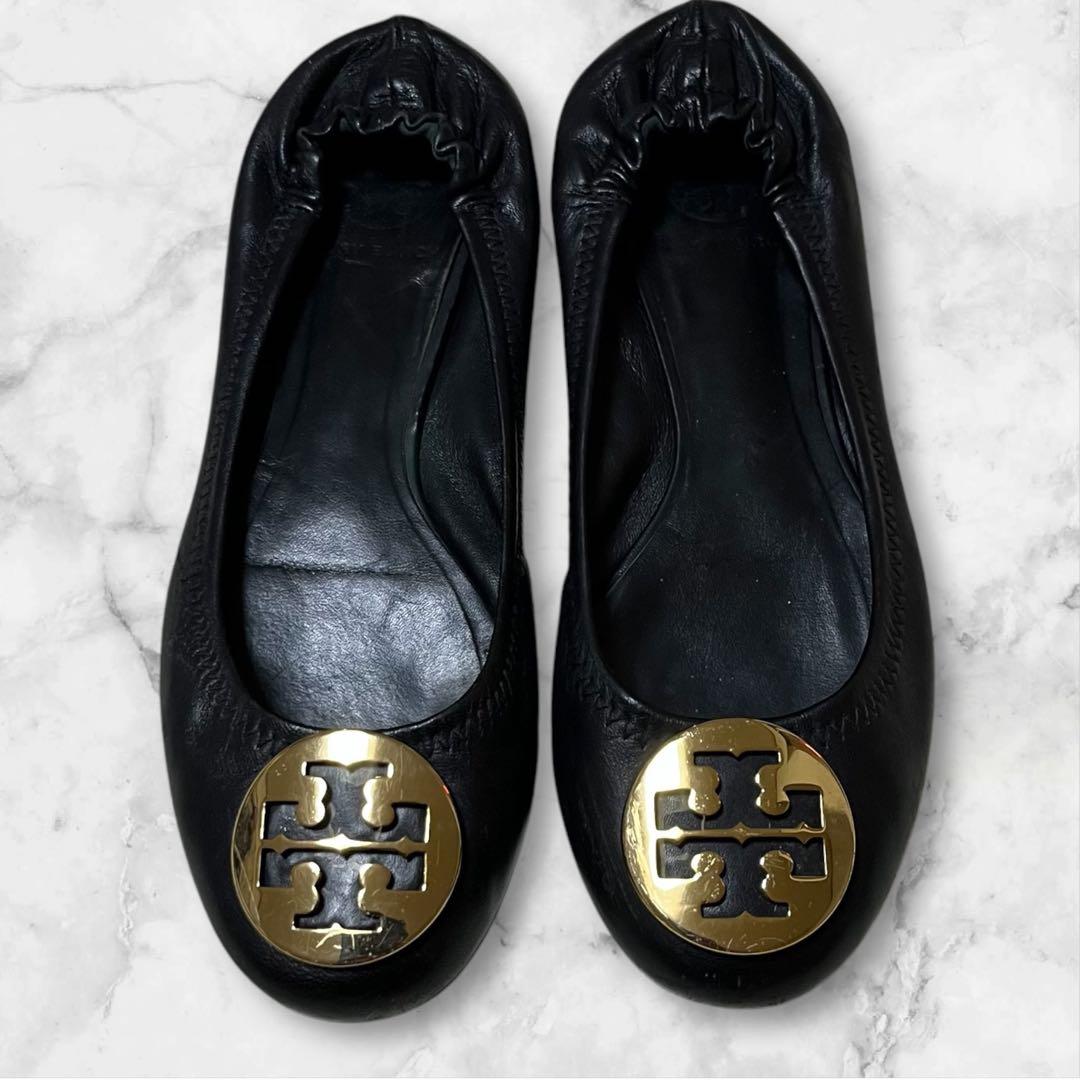 TORY BURCH トリーバーチ/ フラット、バレエシューズ /黒/25