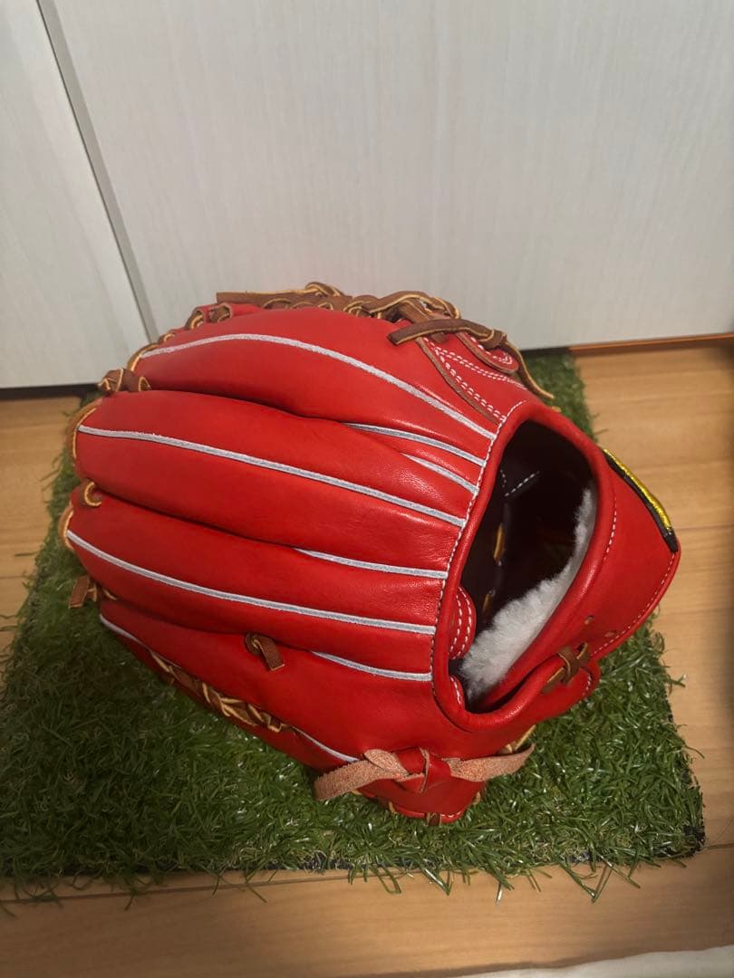 硬式用　ジュテルレザー　日本製　アトムズ　内野手　薬指リング　型付済み　即戦力