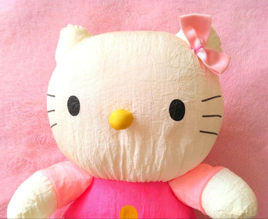 激レア1990年代　ハローキティ　バルーンキッズシャカシャカ　ぬいぐるみ　当時物
