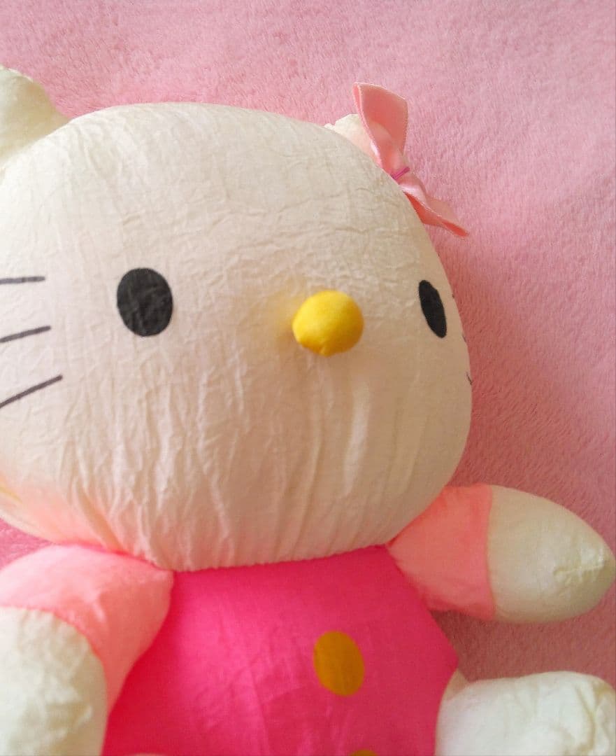 激レア1990年代　ハローキティ　バルーンキッズシャカシャカ　ぬいぐるみ　当時物