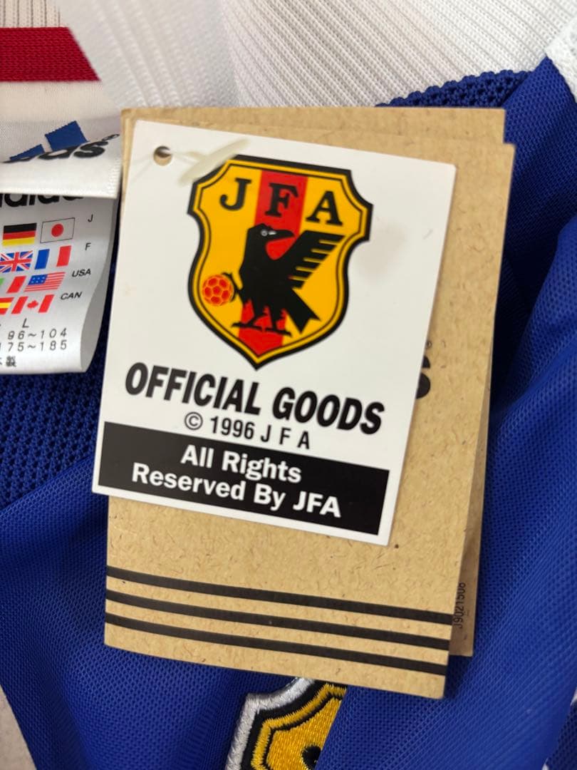 99-00 日本代表　三浦知良　adidas 直筆サイン入り タグ付き