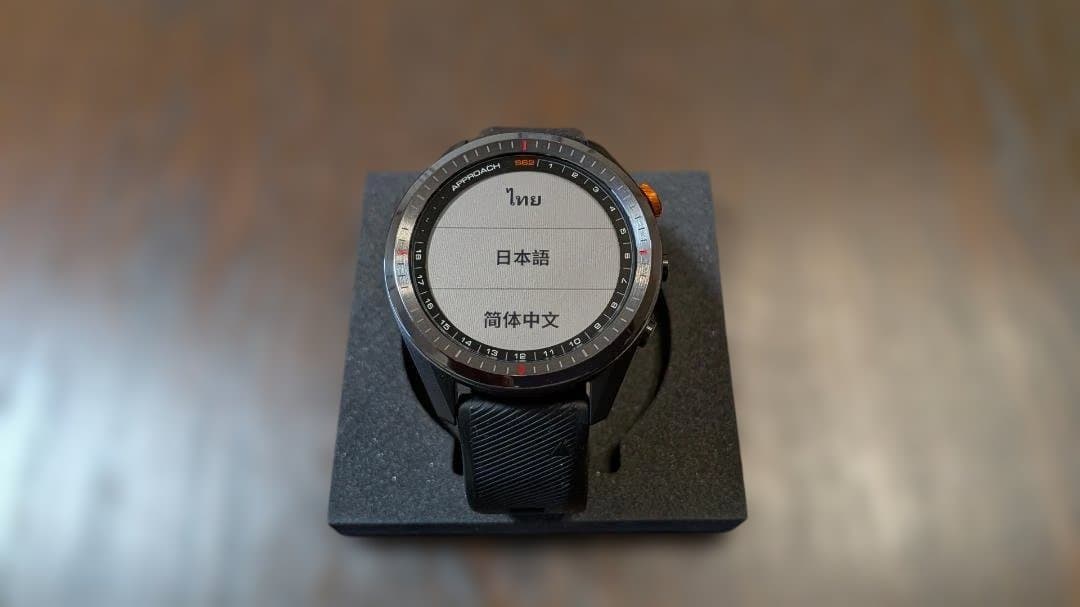 【美品】Garmin Approach S62　日本正規品　大画面で視認性抜群！