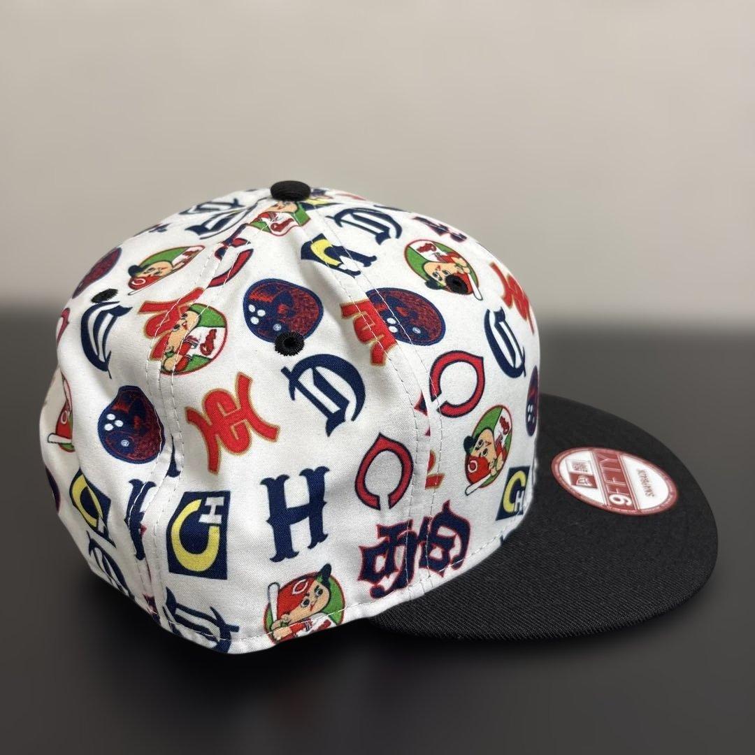 【新品未使用】広島東洋カープ キャップ NEW ERA 総柄