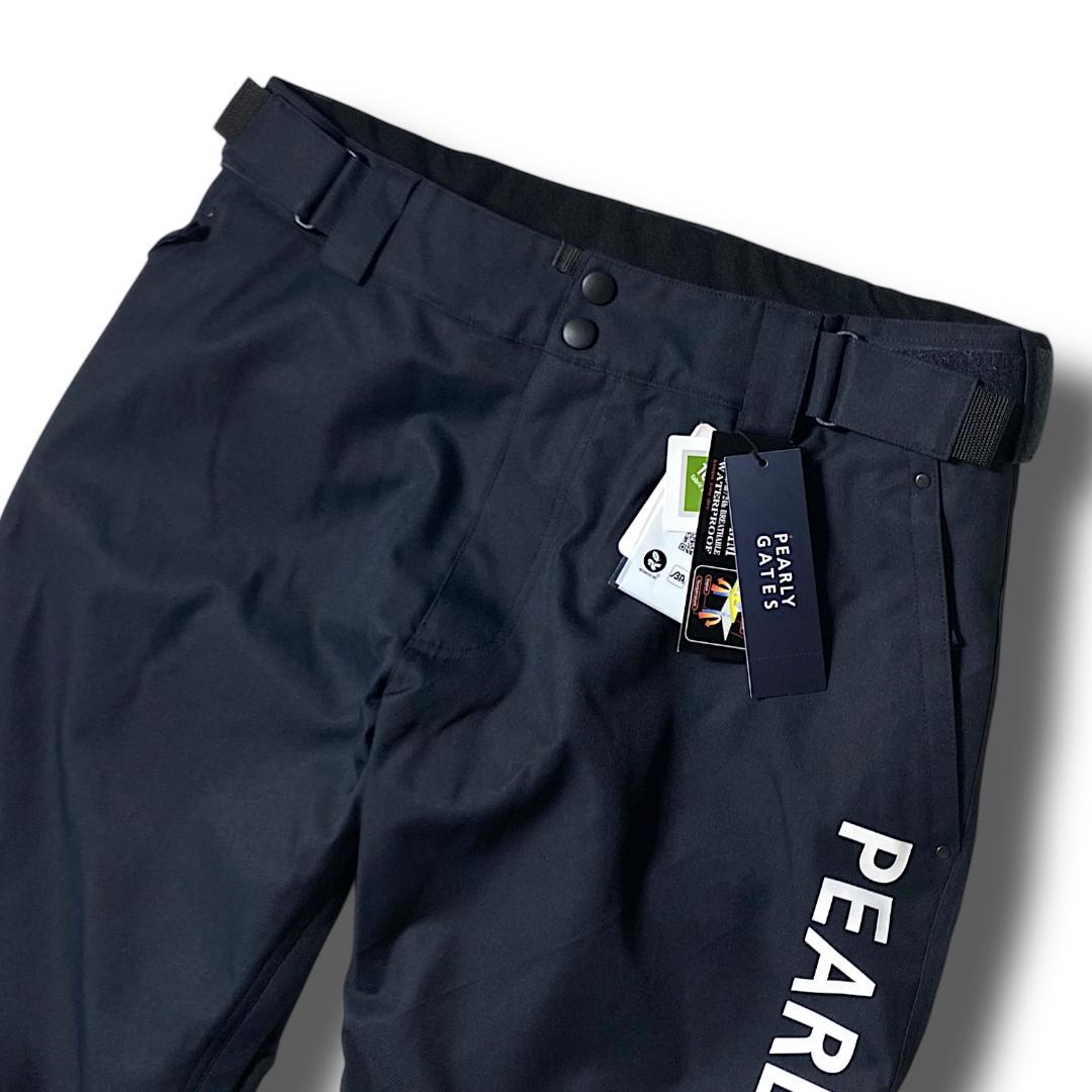 4 定価3.9万 パーリーゲイツ 防水 防寒 スノーウエア パンツ スノボ 紺