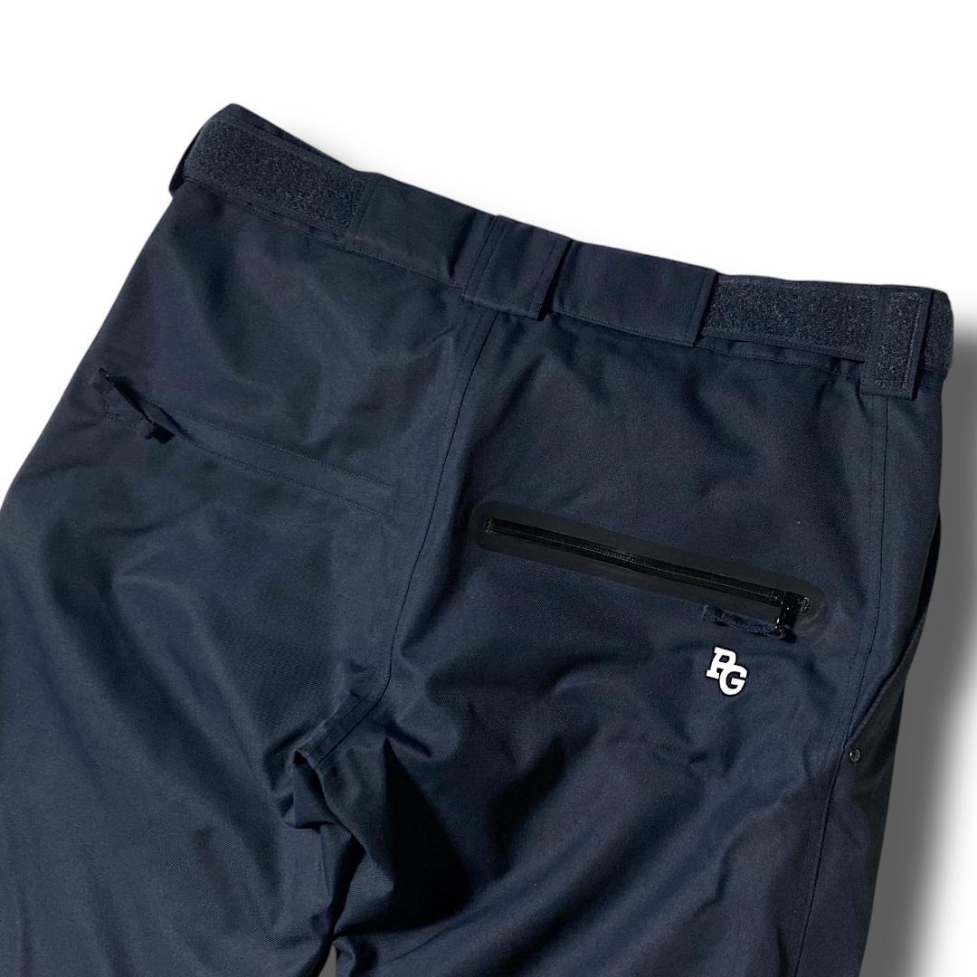 4 定価3.9万 パーリーゲイツ 防水 防寒 スノーウエア パンツ スノボ 紺