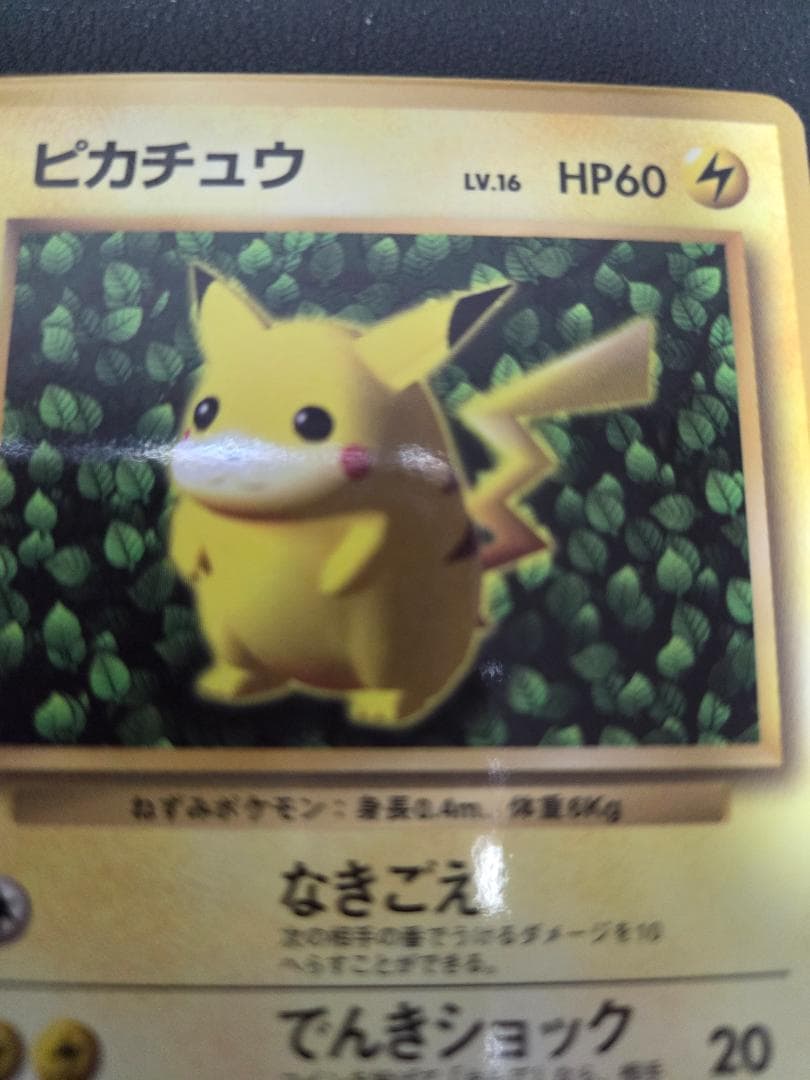 ピカチュウ 旧裏 コロコロ エラー表記 光沢あり ken sugimori