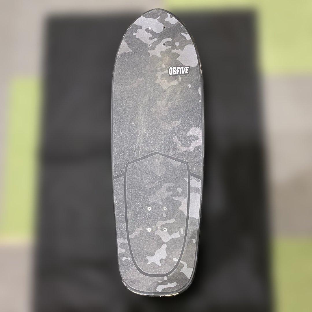 OBFIVE サーフスケート　31 黒カモフラ　USED