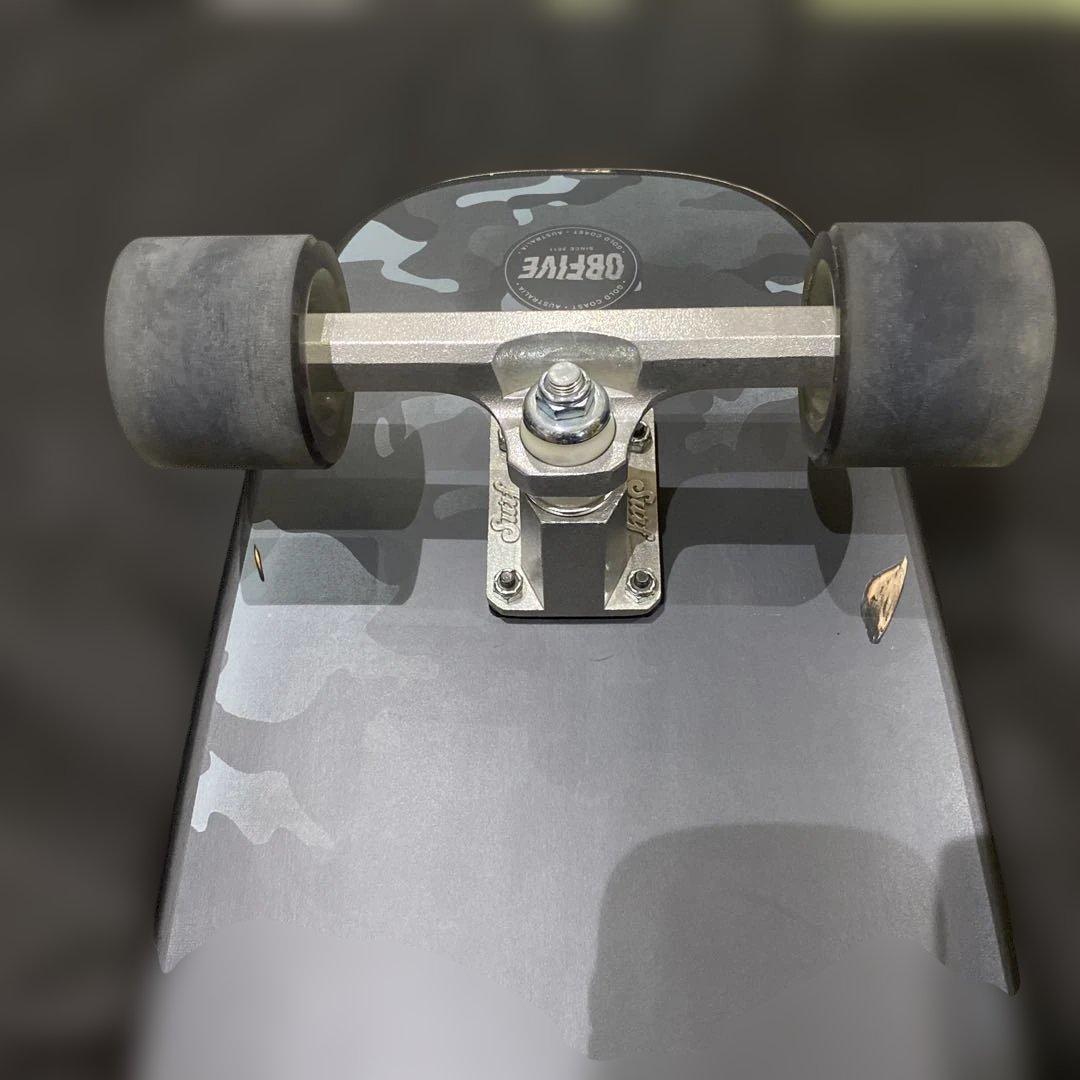 OBFIVE サーフスケート　31 黒カモフラ　USED