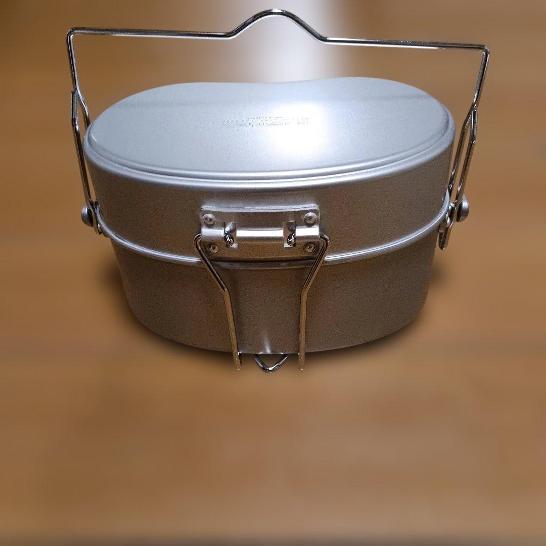 【新品未使用】エバニュー　山岳飯盒二型　EBY636　アルミニウム