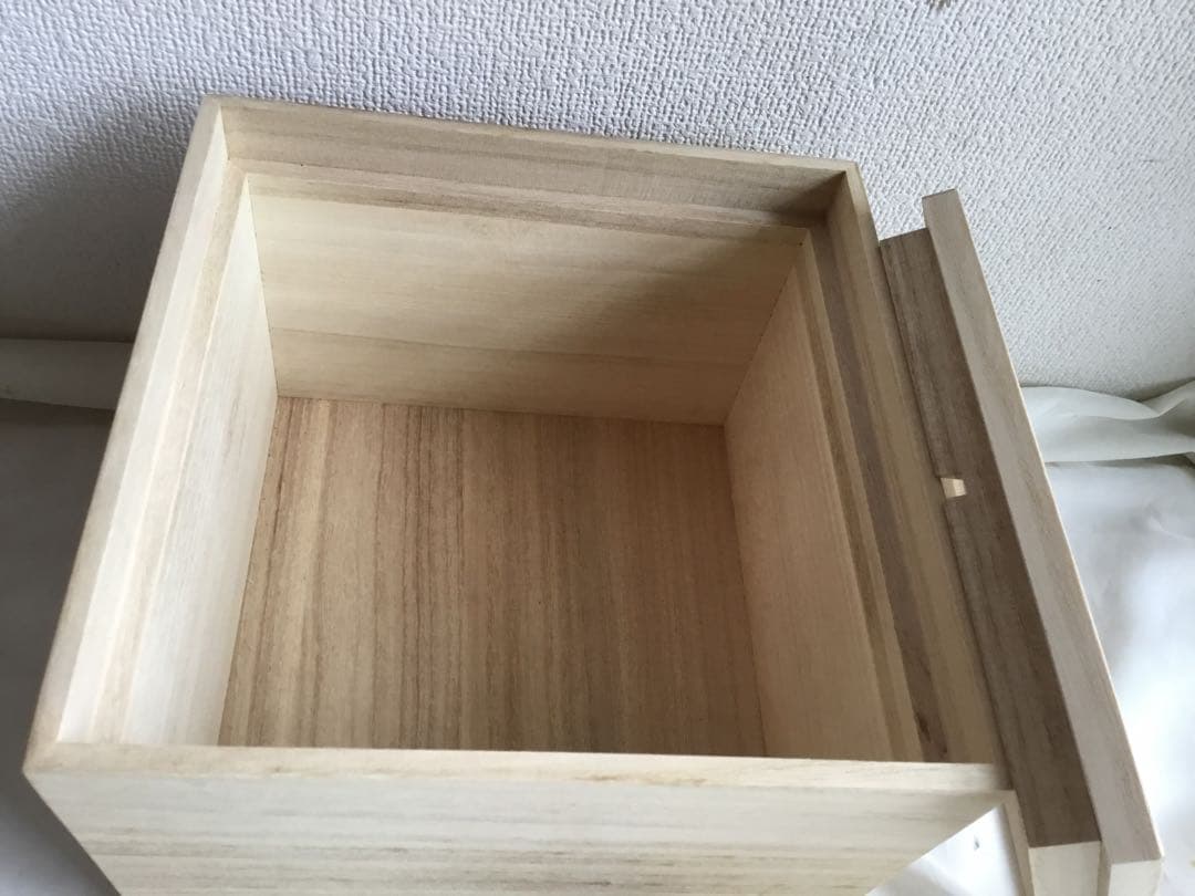★増田桐箱店 米びつ 3kg 桐の米びつ 日本製 桐製 脅威の防虫 効果★美品
