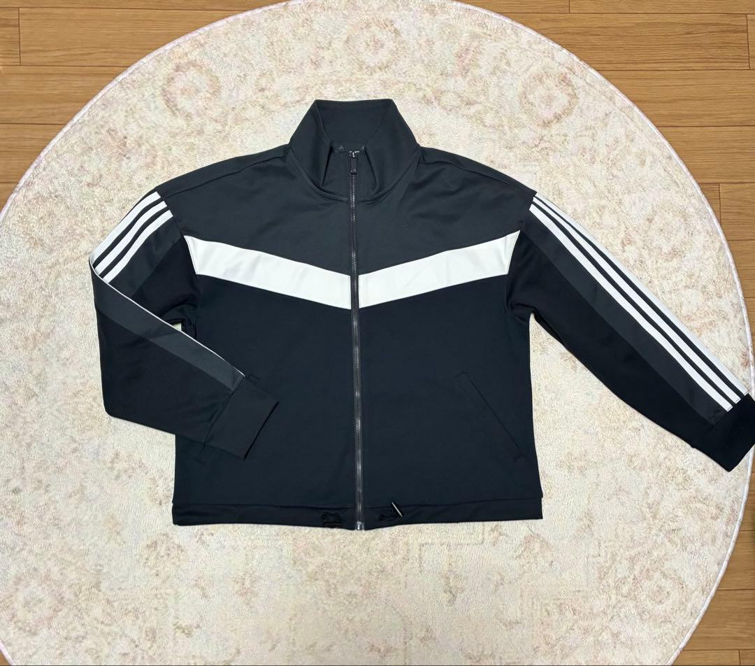 新品タグ付★大人上品★アディダスゴルフ レトロニット セットアップ L ベージュ