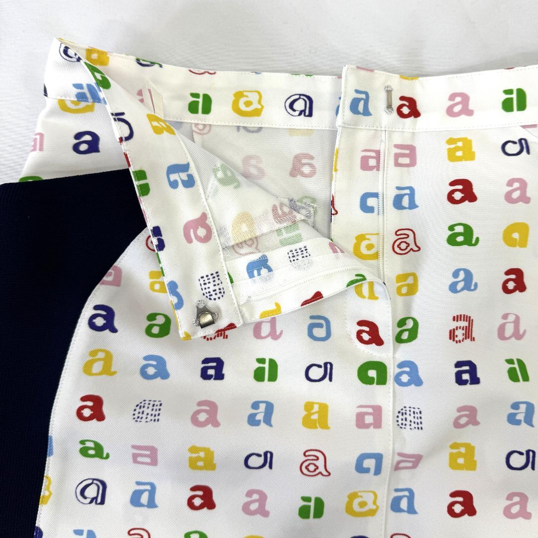 【極美品】アルチビオ archivio ゴルフウェア 総柄 ミニスカート 38M