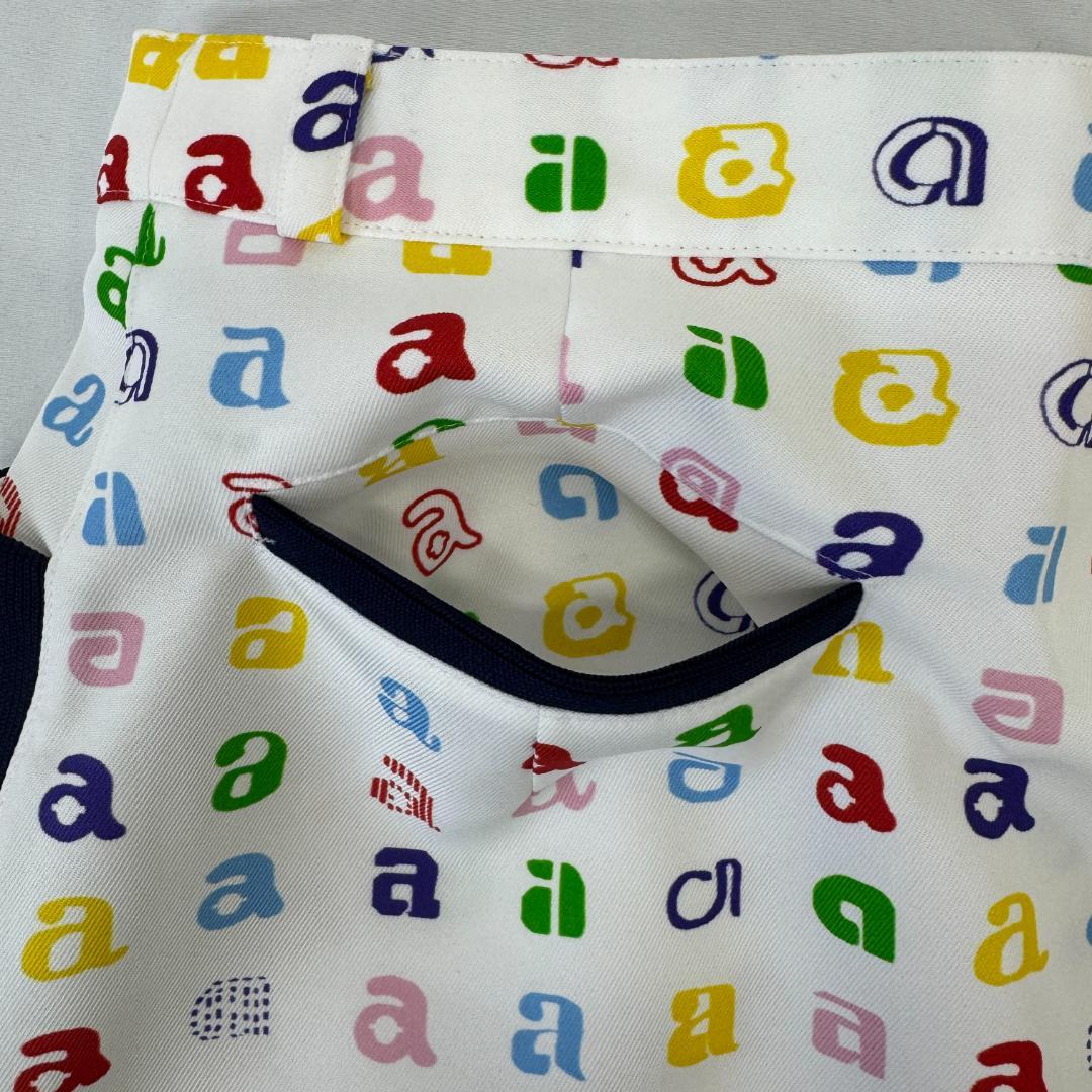 【極美品】アルチビオ archivio ゴルフウェア 総柄 ミニスカート 38M
