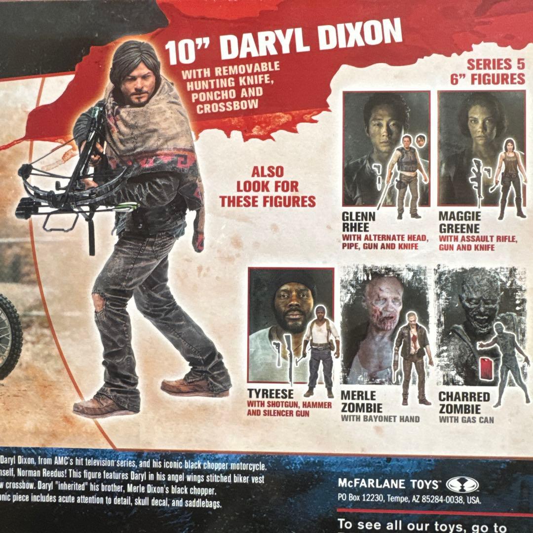 WALKING DEAD フィギュア ダリル・ディクソン with チョッパー