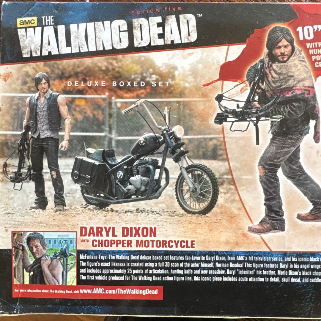WALKING DEAD フィギュア ダリル・ディクソン with チョッパー