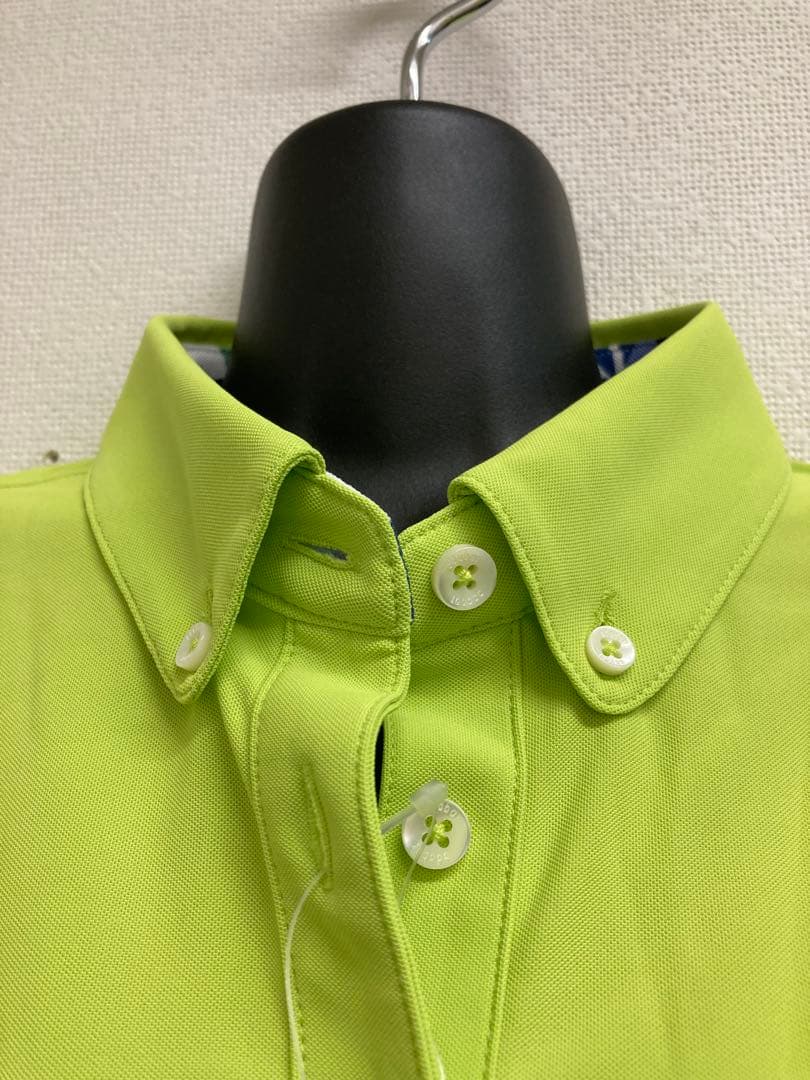 アダバット新品　ゴルフウェアポロシャツ サイズ40 ライムグリーン　新品