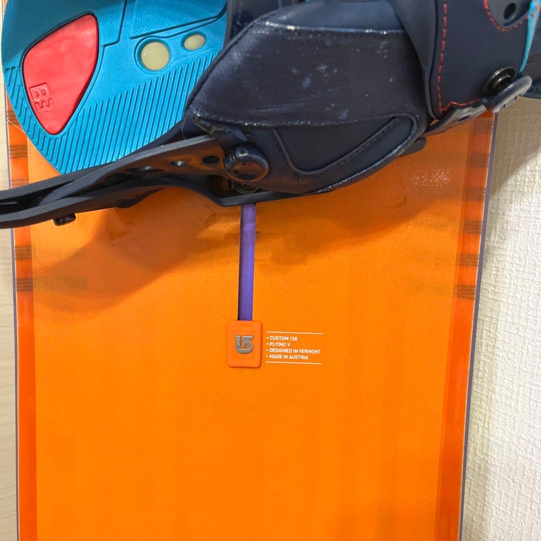 BURTON CUSTOM FLYING V 158cm スノーボードケース付き