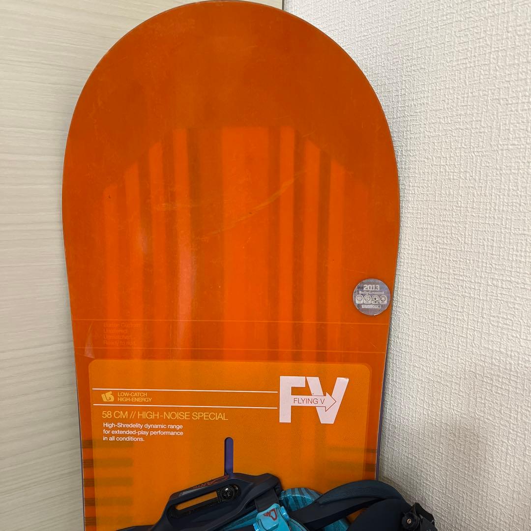 BURTON CUSTOM FLYING V 158cm スノーボードケース付き