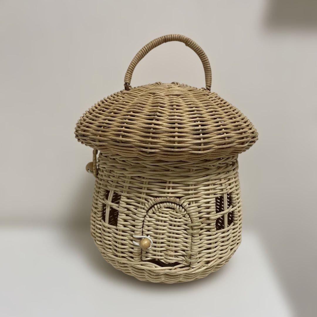 未使用olliella きのこバスケット かご ドールハウス オリエラ 正規品