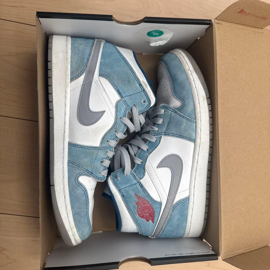 値下げ可能　NIKE AIRJORDAN1 MID SE FRENCH BLUE