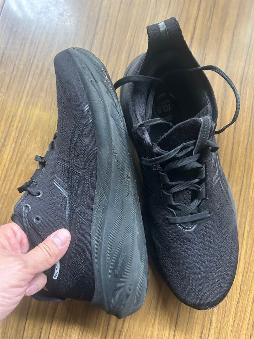 アシックス　ゲルニンバス26 ブラック　26.5センチ　美品