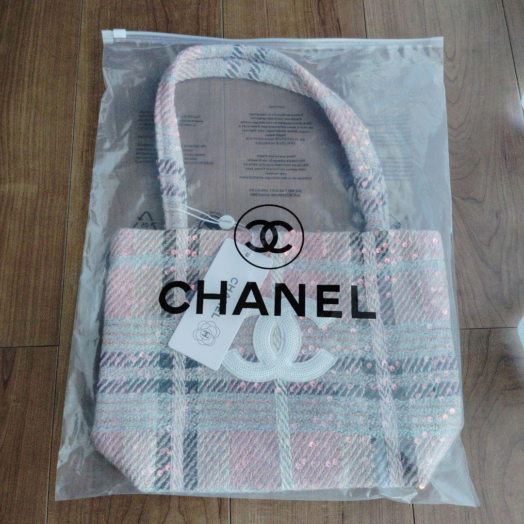 新品 CHANEL VIPノベルティスパンコールトートバッグ