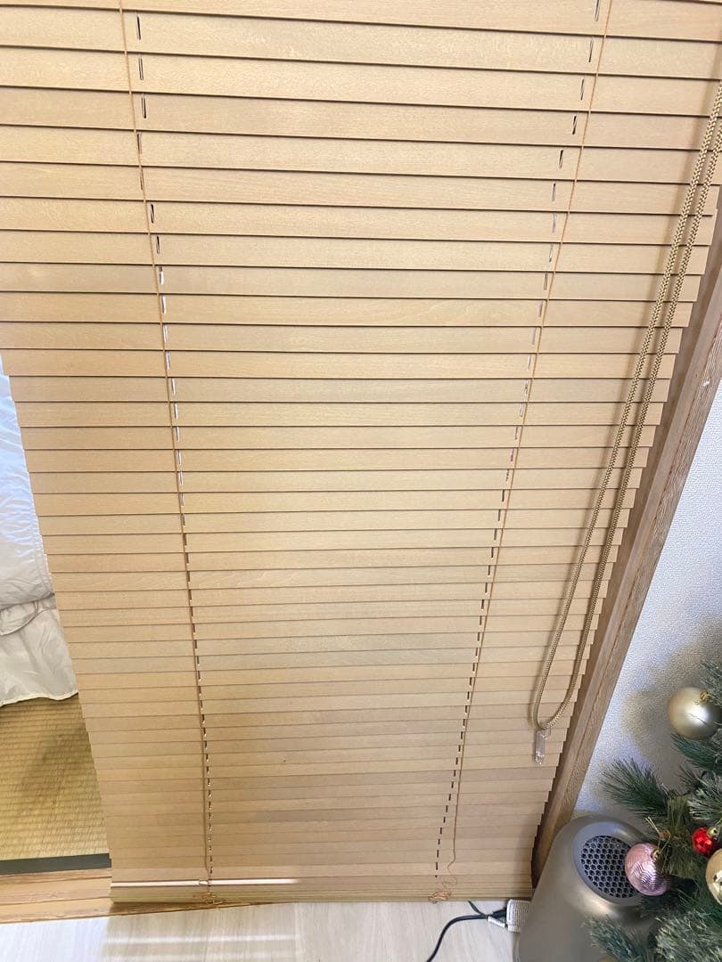 ② タチカワ　フォレティア　木製ブラインド 74cm 204cm