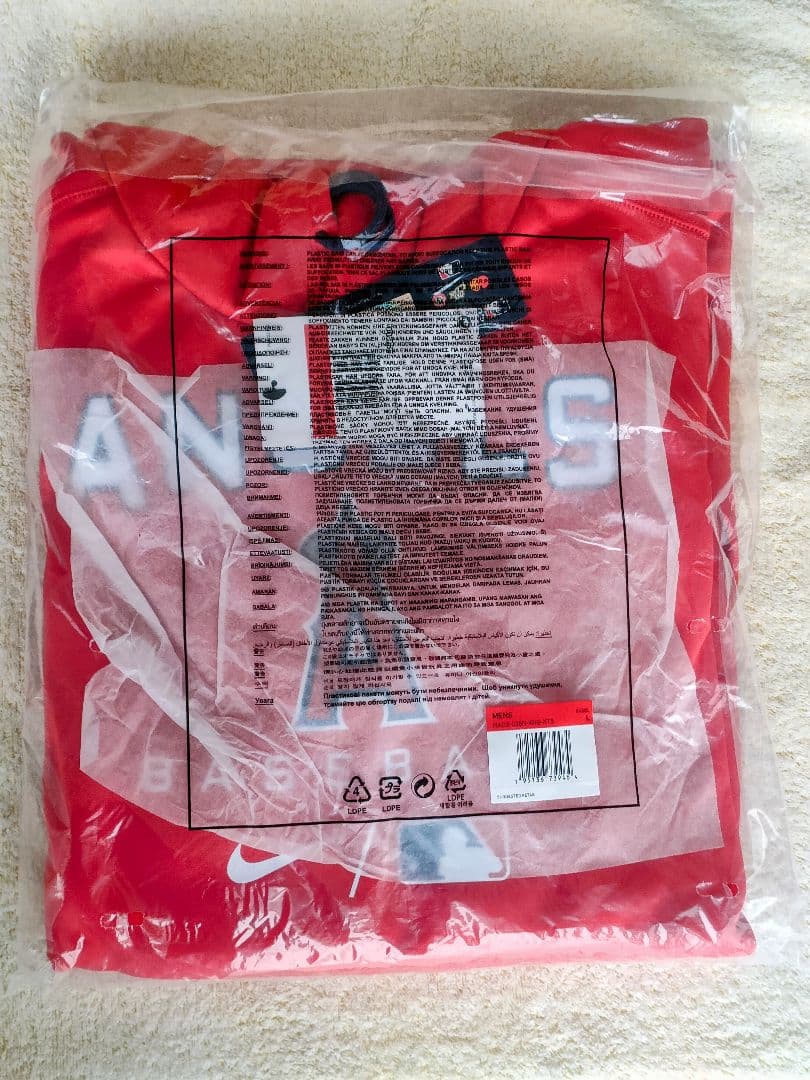 【お値下げ】【オーセンティック大谷選手着用】エンジェルス公式フーディー