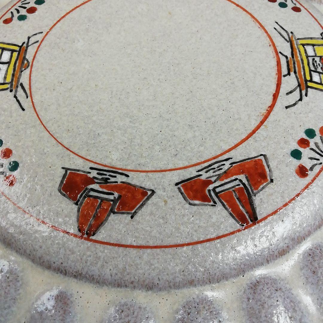Ｗ３１３　喰籠　『奈良絵　喰篭』『赤膚山元窯　古瀬堯三 作』共箱　菓子器　茶道具