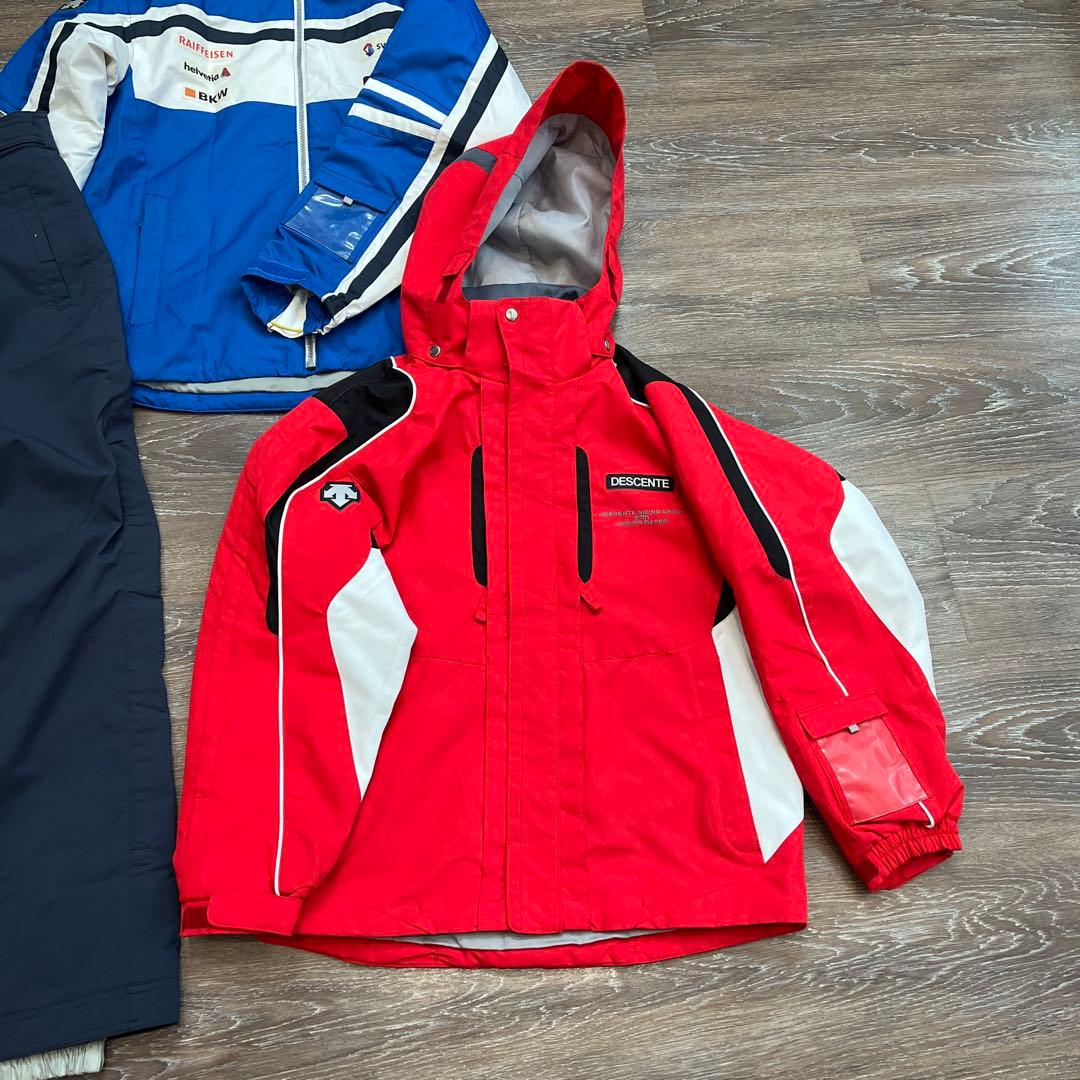 DESCENTE デサント　セットアップ　上下　スキーウェア　160 3点セット