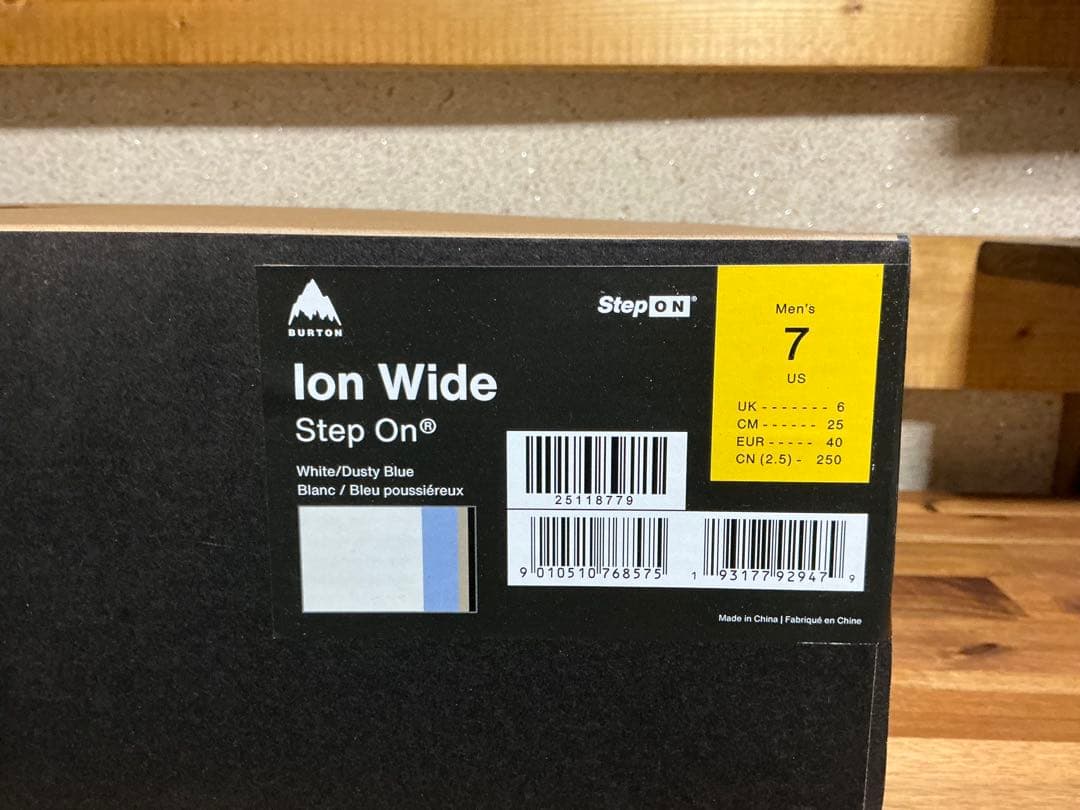 スノーボード BURTON ION STEPON WIDE 24-25