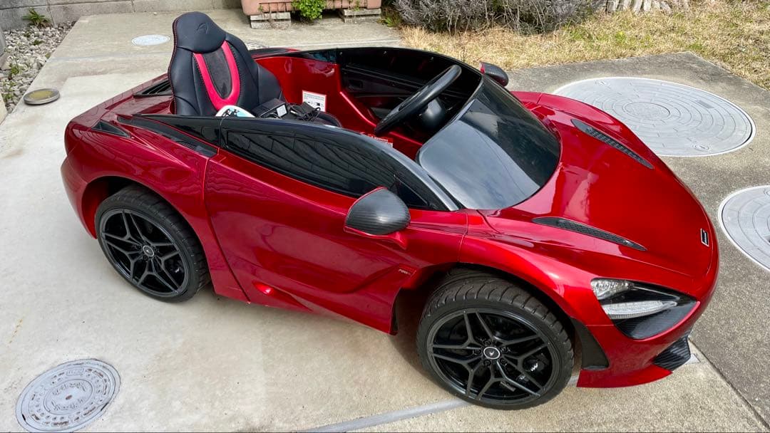 【中古】マクラーレン 720S 電動乗用ラジコンカー 乗用玩具 子供用 電動カー