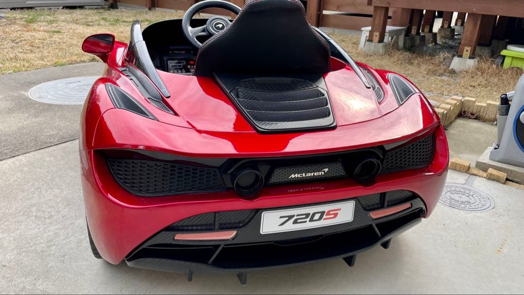 【中古】マクラーレン 720S 電動乗用ラジコンカー 乗用玩具 子供用 電動カー