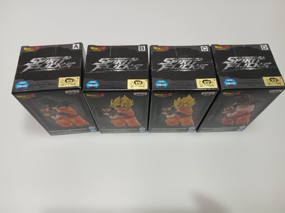 新品未開封 ドラゴンボールZ SPIRITFLICKS 01 孫悟空 コンプ