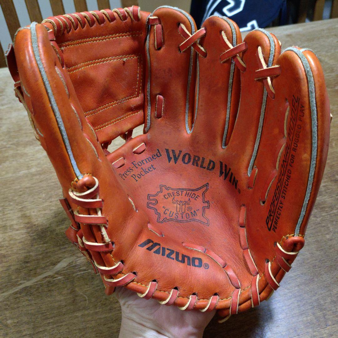 H*U様 貴重 MIZUNO ミズノ 硬式 グローブ 内野 使用僅か