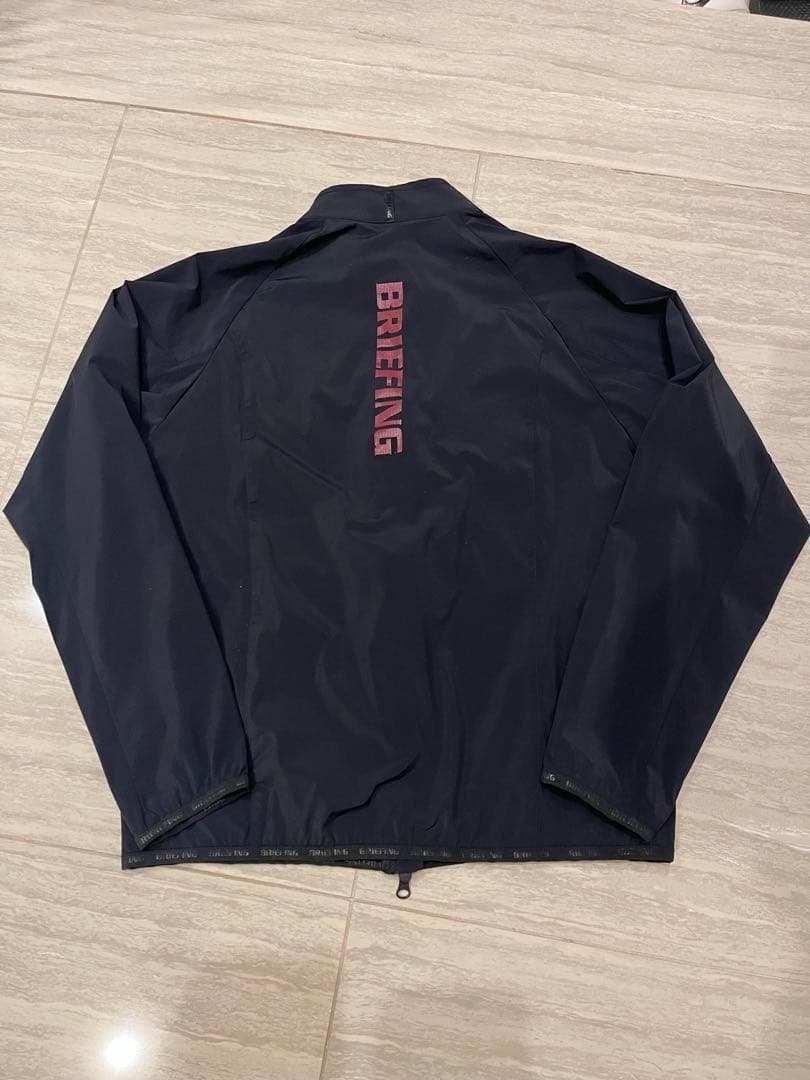 ブリーフィング ゴルフ 黒 MS POCKETABLE WIND BLOUSON