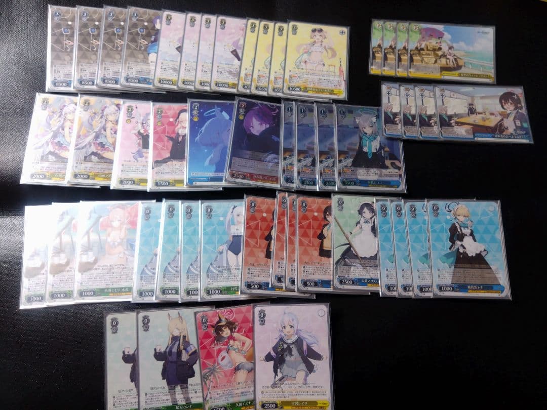 ヴァイスシュヴァルツ 引退品 ブルーアーカイブ デッキ2個+パーツセット
