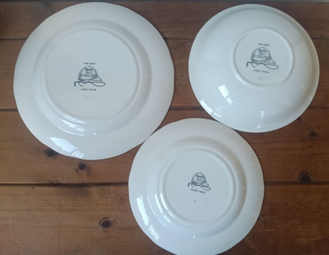 SPODE スポードTHE HUNTハンティング乗馬お皿セット英国製