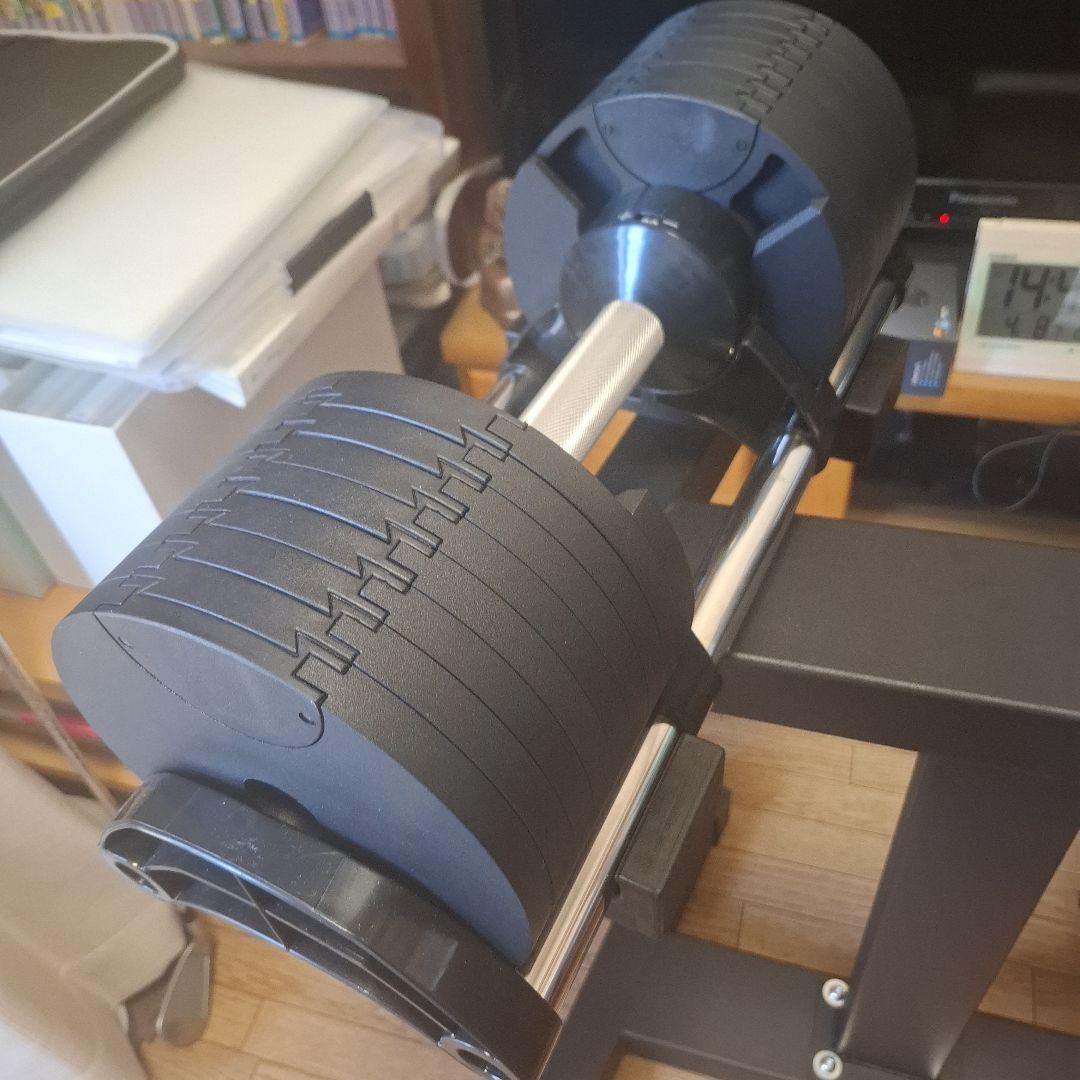 フレックスベル 可変式ダンベル32KG ブラック２個セット