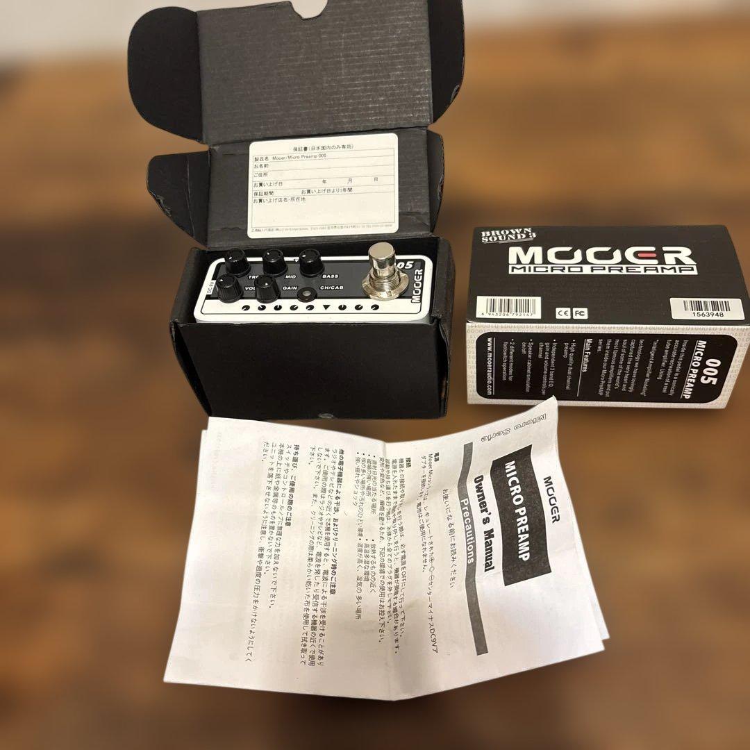 ギター MOOER MICRO PREAMP 005