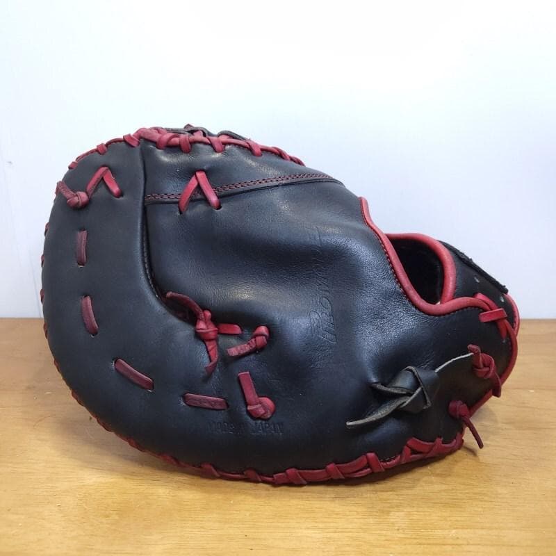 ZETT 松中モデル 日本製 旧ラベル 美品 ファーストミット 軟式グローブ