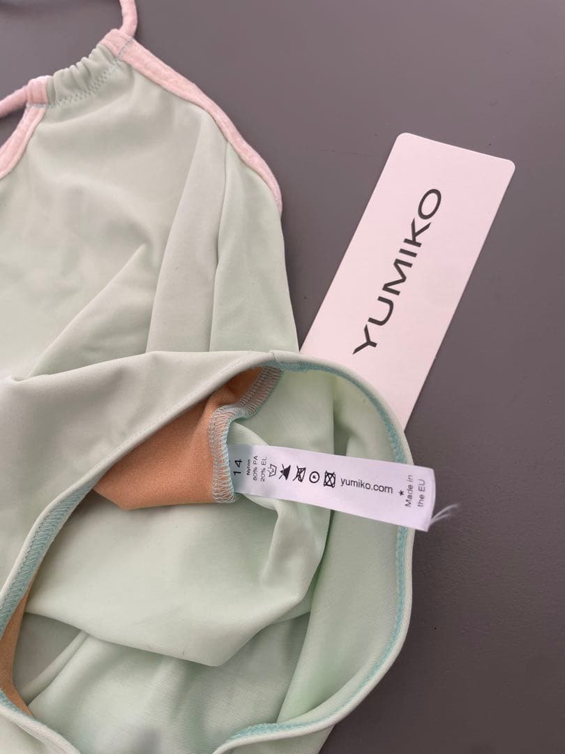 YUMIKO ミントグリーン レオタード14T